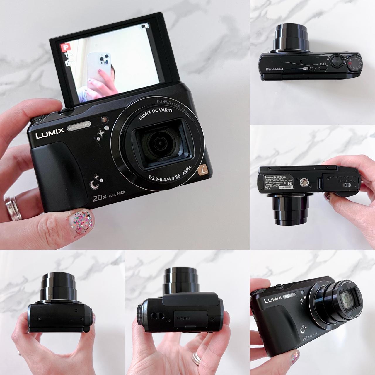 Panasonic Lumix ZS35 – 16MP Retro Vlog Camera ✨ 180° Flip Screen & 20× Leica Zoom