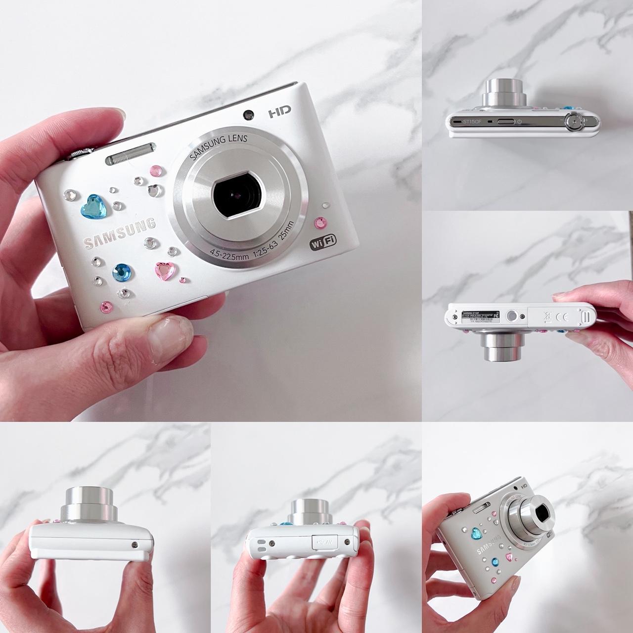 Samsung ST150F – 16.2MP Pearly White Retro Y2K Camera 🤍✨ Wi-Fi & HD Video