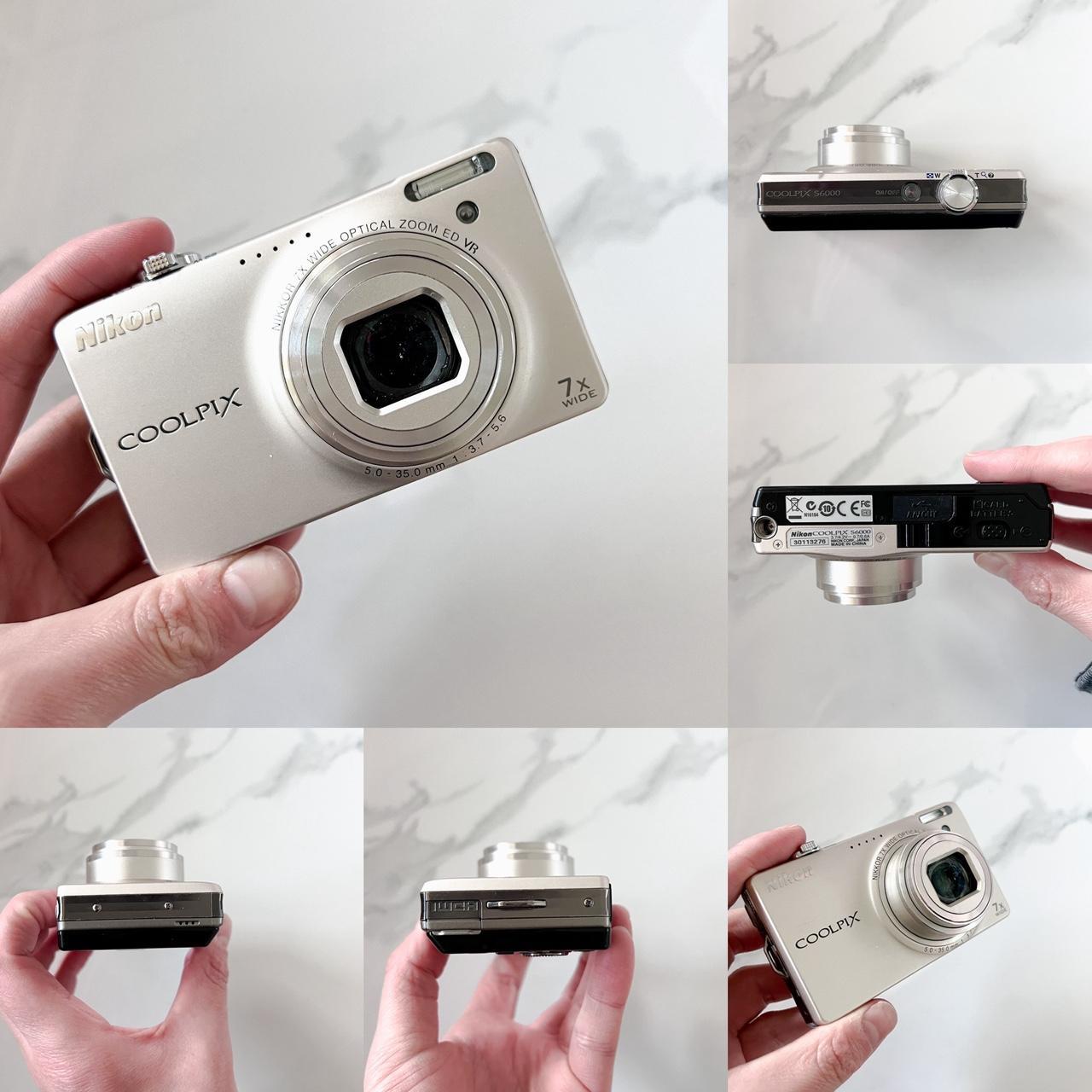 Nikon Coolpix S6000 – Silver Y2K Digicam | 14.2MP, NIKKOR Lens, HD Video