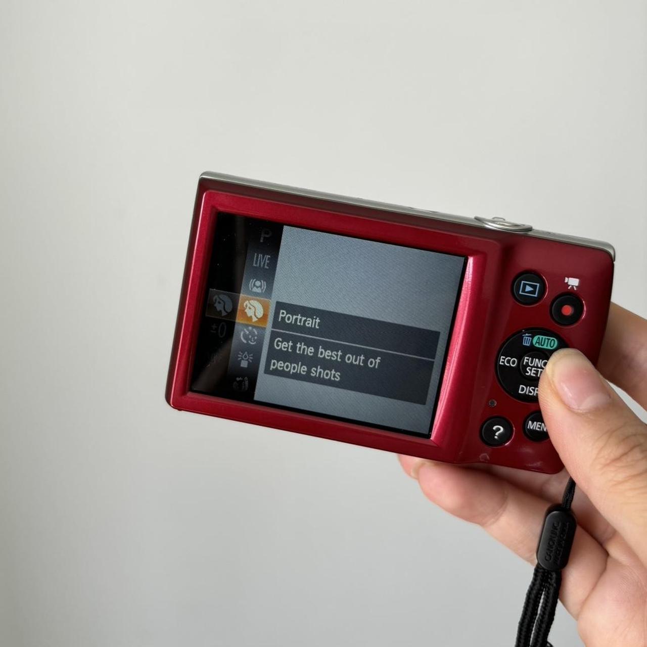 Used Digital Camera | Canon Ixus Digital Camera Digi Cam in red/burgundy 🍒 IXUS 160 20MP | Complete Set