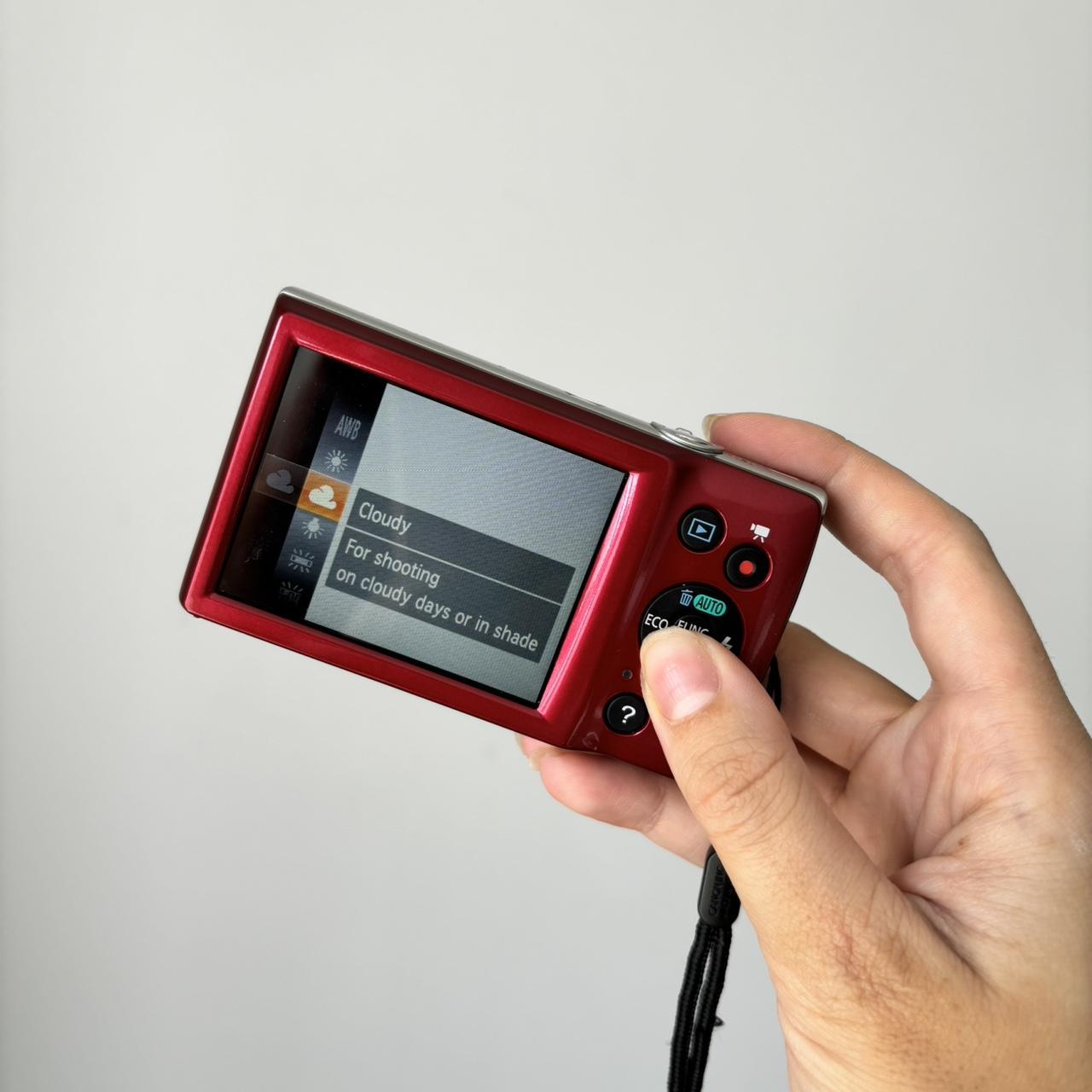 Used Digital Camera | Canon Ixus Digital Camera Digi Cam in red/burgundy 🍒 IXUS 160 20MP | Complete Set