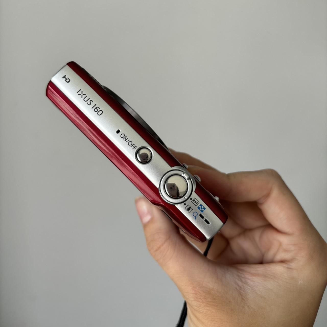 Used Digital Camera | Canon Ixus Digital Camera Digi Cam in red/burgundy 🍒 IXUS 160 20MP | Complete Set