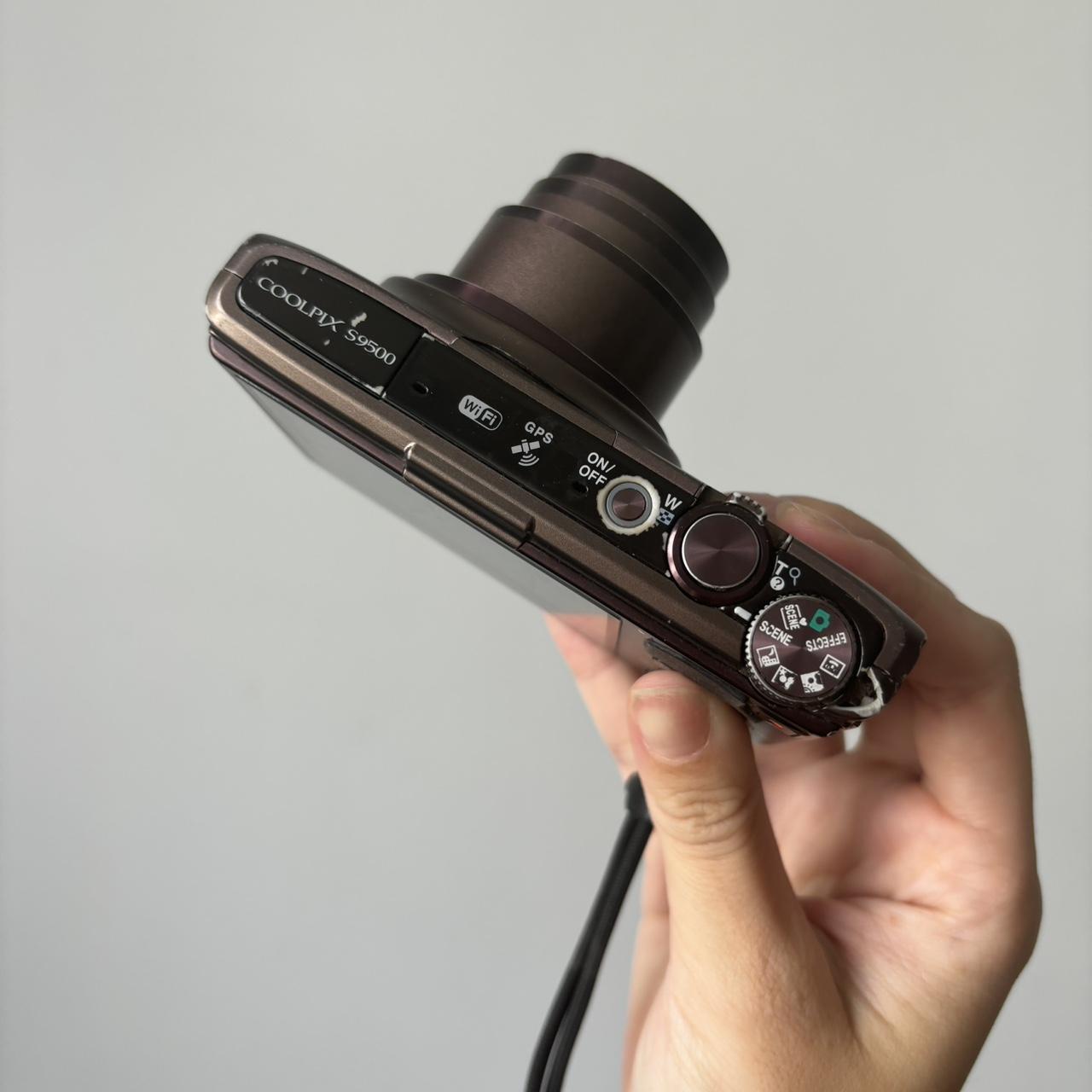Used Digital Camera | Nikon Coolpix Digital Camera S9500 18.1 MP Digital Camera in brown 🤎 | Complete Set