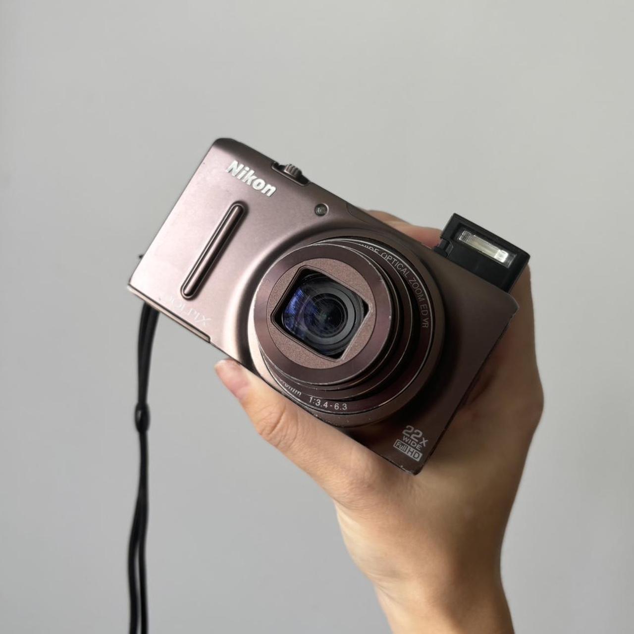 Used Digital Camera | Nikon Coolpix Digital Camera S9500 18.1 MP Digital Camera in brown 🤎 | Complete Set