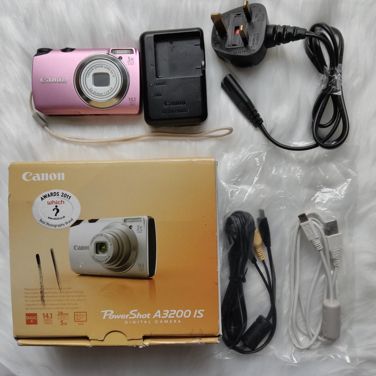 Used Digital Camera | Canon PowerShot A3200 digital camera - Boxed &Rare Y2K Pink | Complete Set