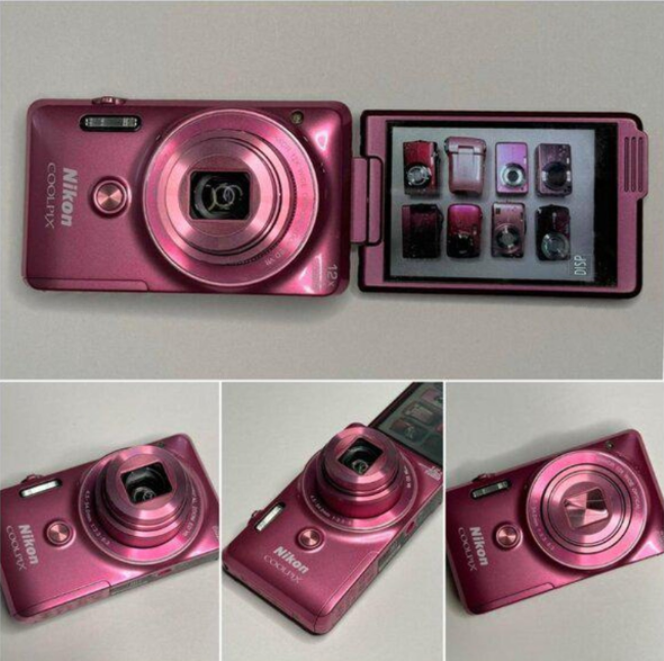 Pre-Owend Pink Digital Camera Bundle RARE Hot Pink Digicam 🎀