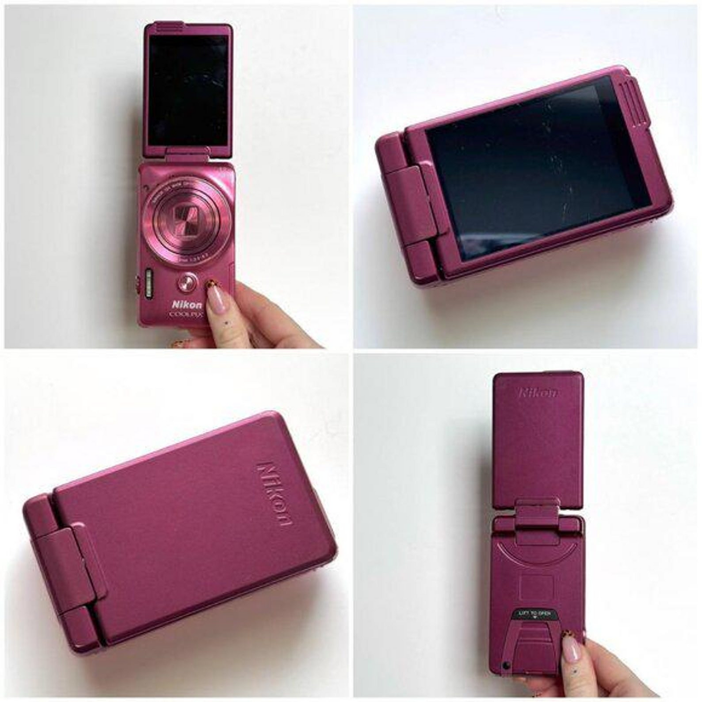 Pre-Owend Pink Digital Camera Bundle RARE Hot Pink Digicam 🎀