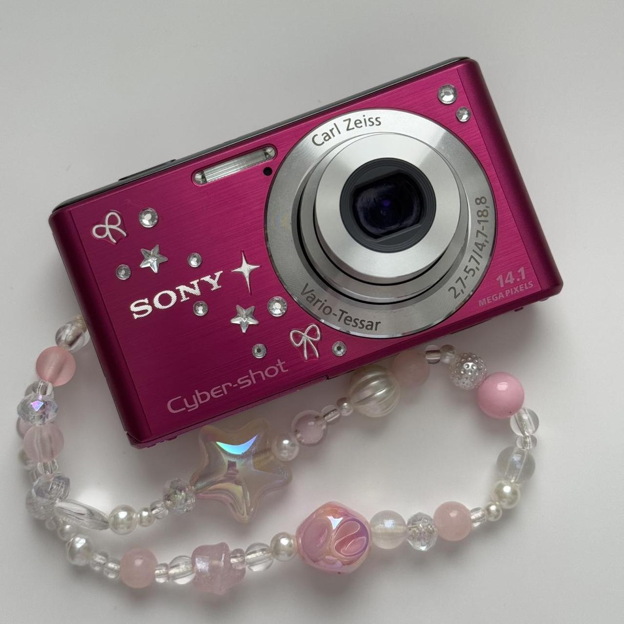 Used Digital Camera | Sony CyberShot W530 🎀 ⊹˚💕 Hot Pink Digital Camera Bundle | Complete Set