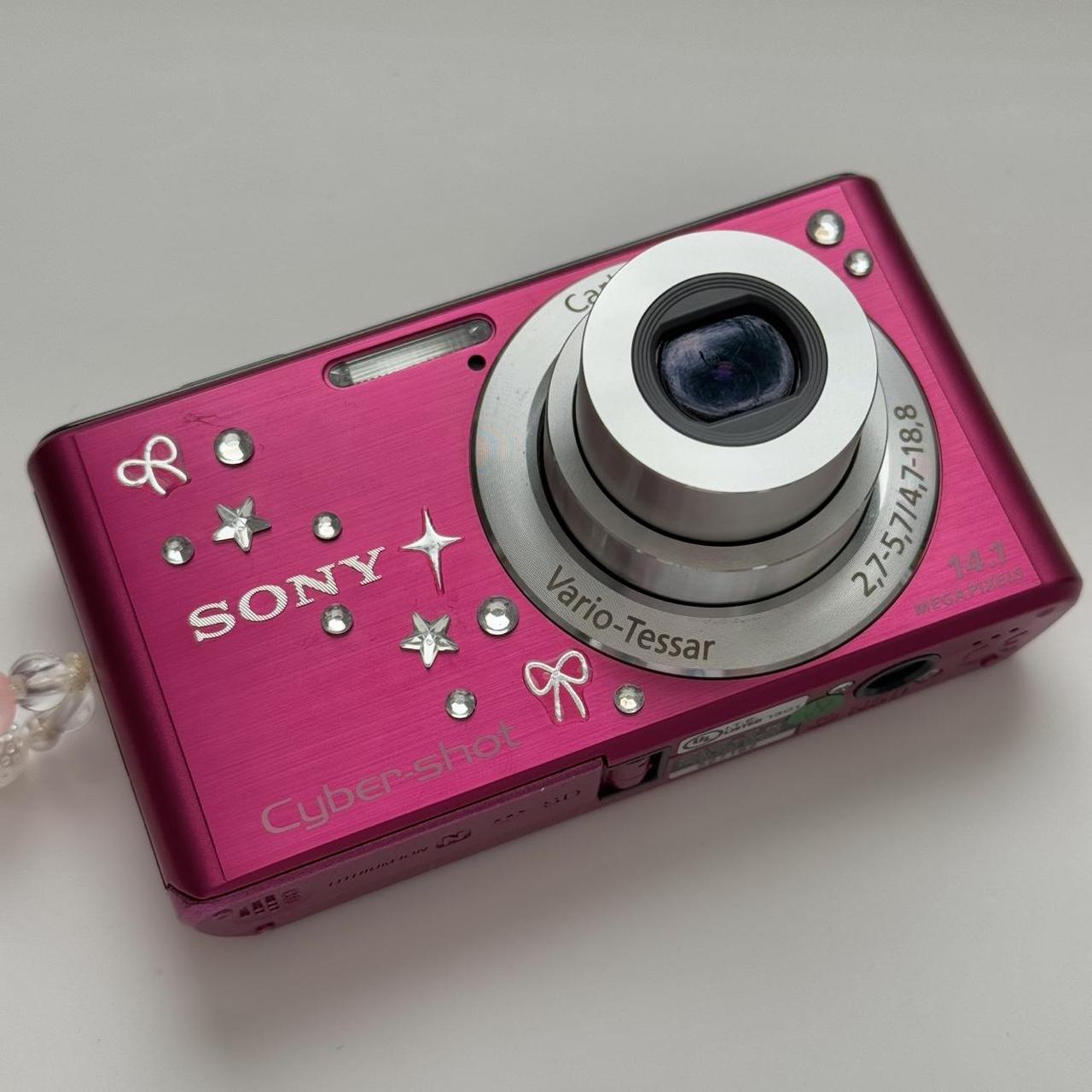 Used Digital Camera | Sony CyberShot W530 🎀 ⊹˚💕 Hot Pink Digital Camera Bundle | Complete Set
