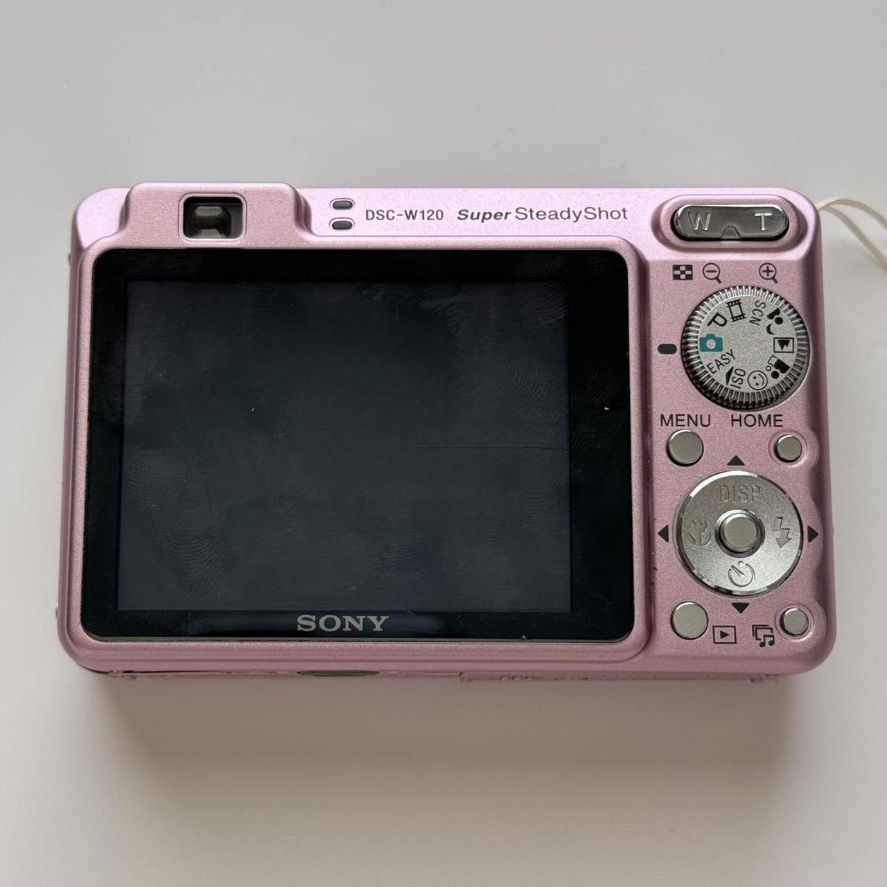 Used Digital Camera | Sony Cybershot W120 Digital Camera 🍥🎀 Pastel Pink Digicam | Complete Set