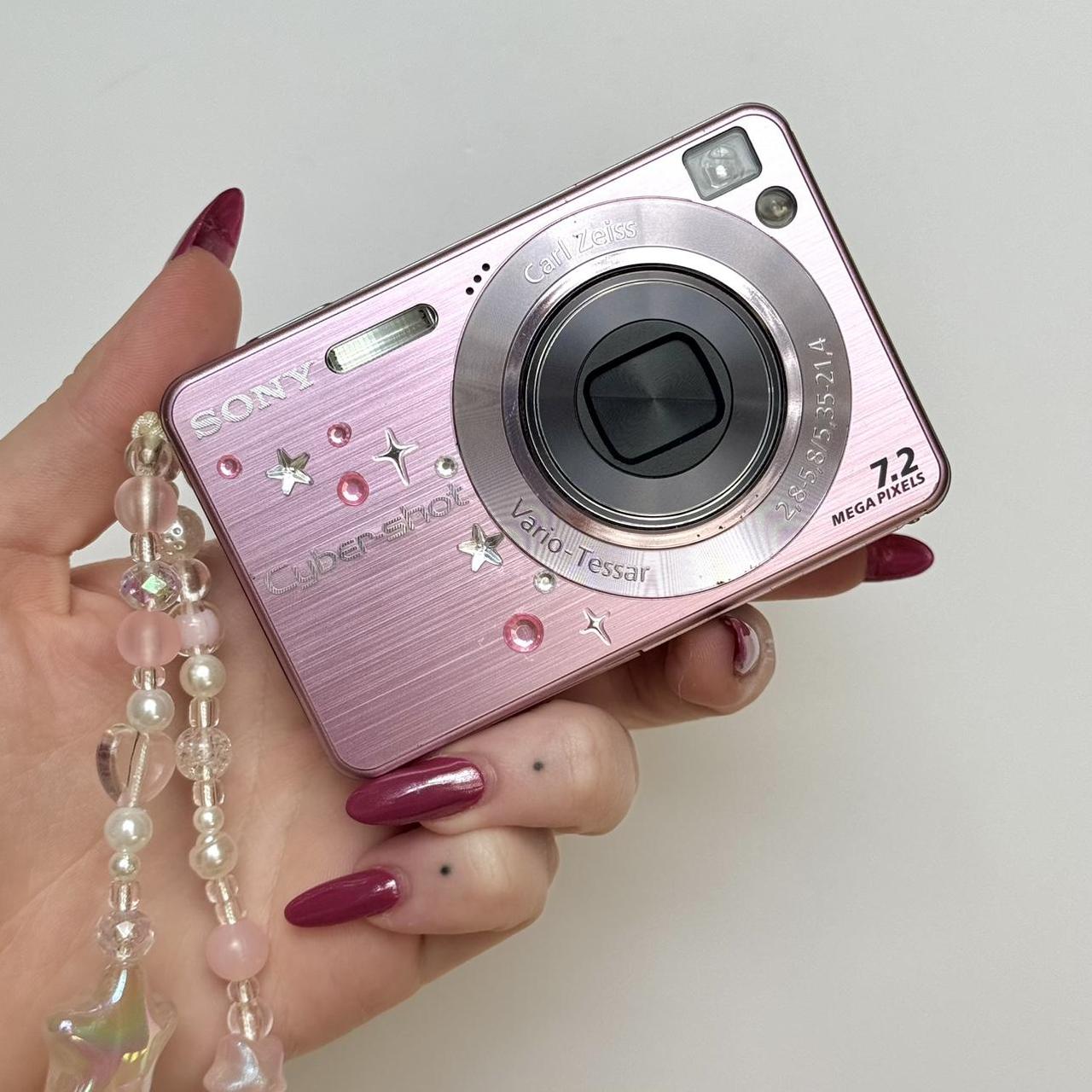 Used Digital Camera | Sony Cybershot W120 Digital Camera 🍥🎀 Pastel Pink Digicam | Complete Set